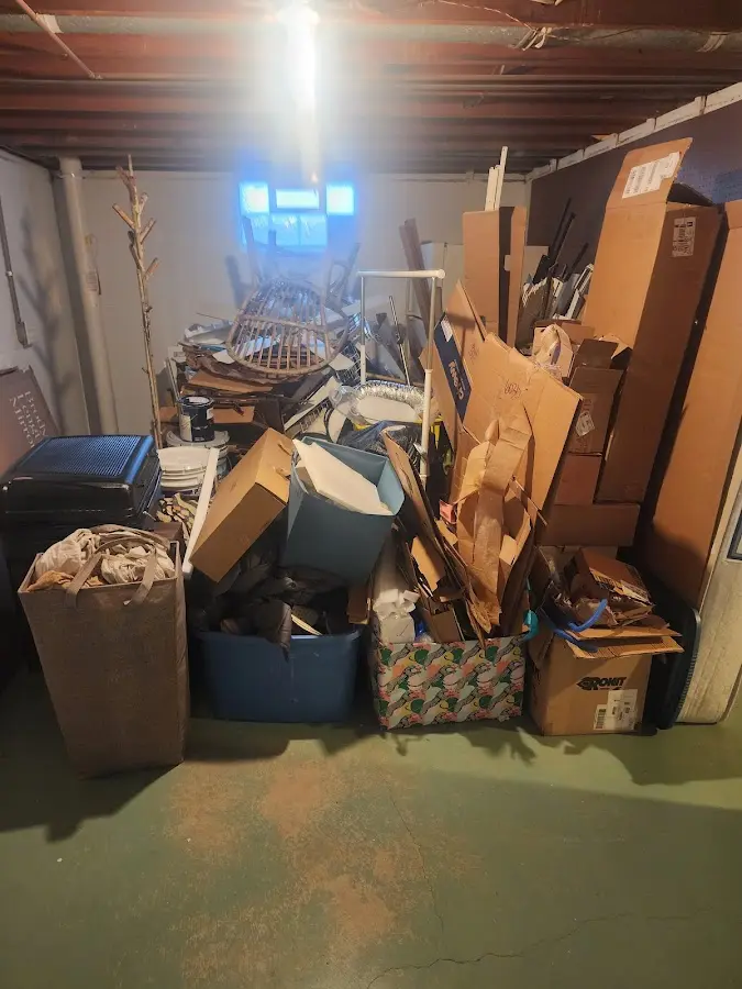 Roll-off dumpster container at job site for Concrete Dumpster Rental in Alexander City